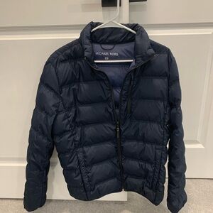 Michael Kors Men's Dark Blue Puffer Jacket